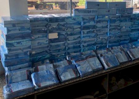 PRF apreende carga de eletrônicos sem documentação fiscal na BR-463