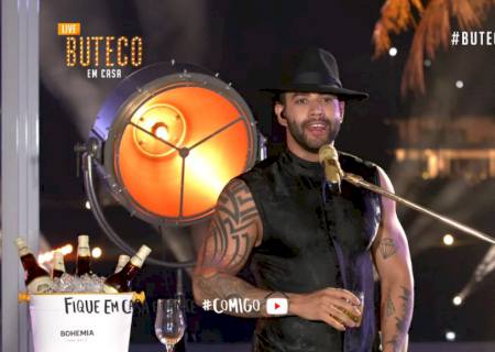 Gusttavo Lima bate recorde em Live no Youtube e promete 2ª edição do ''Buteco em Casa''