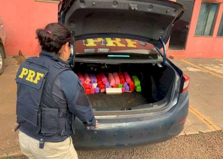 Homem é preso com 39 quilos de cloridrato de cocaína em MS