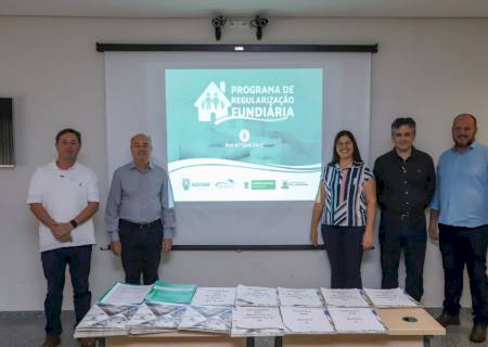 Regularização fundiária do bairro Flávio Derzi está concluída