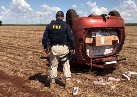 Quatro veículos carregados com cigarros são apreendidos pela PRF em Ponta Porã