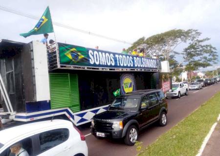 Em Campo Grande, manifestantes vão às ruas para apoiar Bolsonaro
