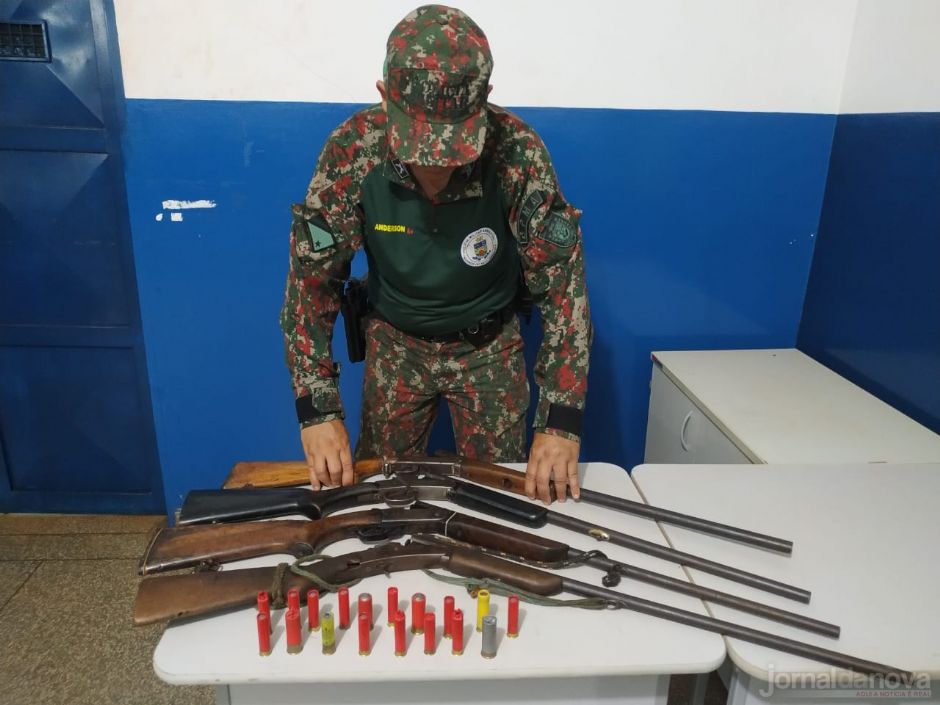 Cinco caçadores são presos pela PMA de Batayporã em Nova Alvorada do Sul