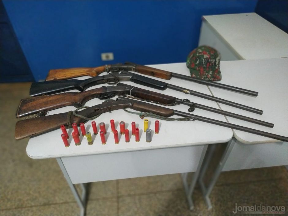 Cinco caçadores são presos pela PMA de Batayporã em Nova Alvorada do Sul