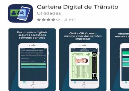 CNH Digital de MS emitida a partir de 13 de abril pode ser baixada em app sem documento físico