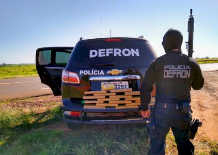 Traficante é preso pela Defron com mochilas recheadas de drogas