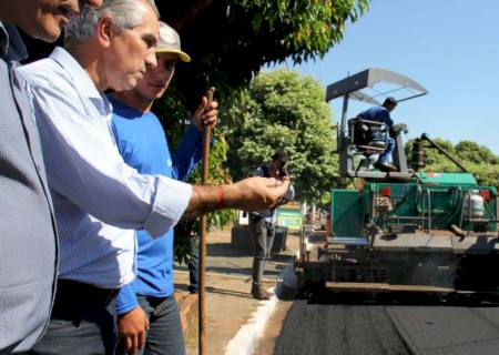 Com Estado, Glória de Dourados garante recapeamento de vias e ponte de concreto