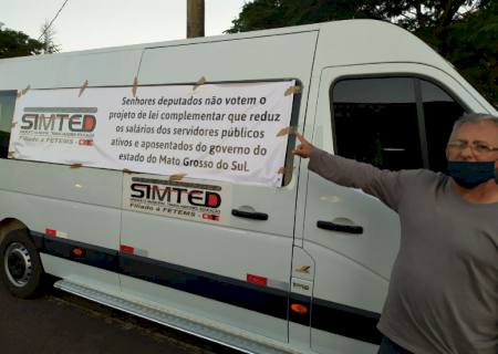 Simted faz manifesto contra projeto lei de aumento da alíquota da previdência estadual