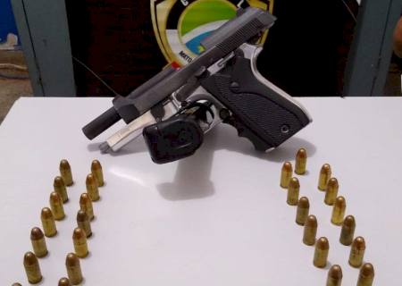 Foragido da Justiça é preso pela Defron com pistola em zona rural de Itaquiraí