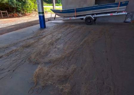 Polícia Ambiental de Amambai fiscaliza 11 embarcações e 42 pescadores amadores