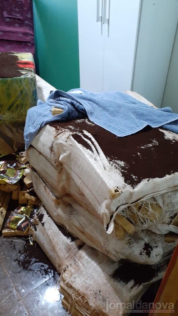 PF combate organização criminosa que atua no tráfico de drogas na fronteira com o Paraguai