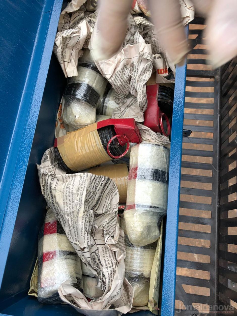 PF combate organização criminosa que atua no tráfico de drogas na fronteira com o Paraguai