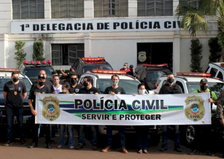 Delegacia de Nova Andradina faz homenagem aos policiais assassinados em serviço
