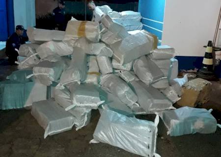 PM de Itaporã faz a maior apreensão de maconha da história no município