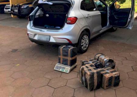 Homem é flagrado transportando quase 70 kg de maconha na BR-267