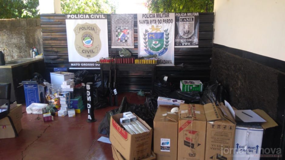 Operação em Santa Rita do Pardo prende quatro pessoas em flagrante