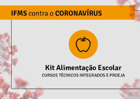 IFMS irá conceder alimentação escolar durante a pandemia