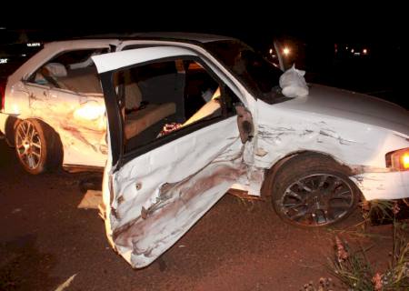 Criança fica ferida após colisão entre veículos na MS-473 em Taquarussu