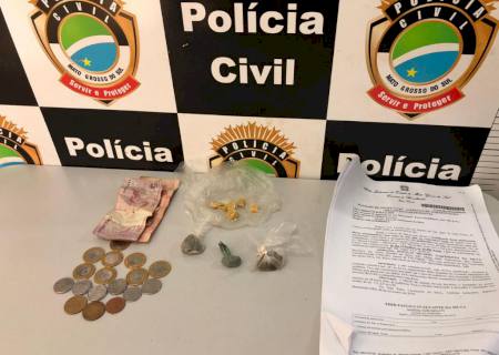 Após denúncia anônima, PC prende jovem suspeito de tráfico de drogas em Brasilândia