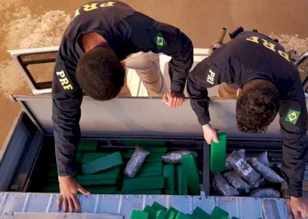 PRF em MS apreende mais de uma tonelada de drogas que seguiam para Goiás