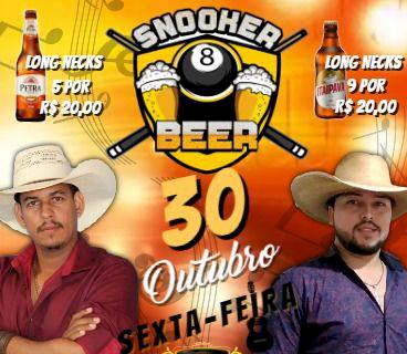 Hoje tem Erick e Renato no Snooker Beer em Nova Andradina
