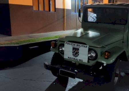 Em Naviraí, Força Tática recupera veículo e prende autor de furto