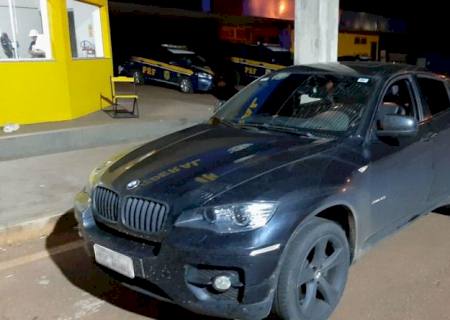 BMW furtada em Goiás é recuperada pela PRF em Ponta Porã