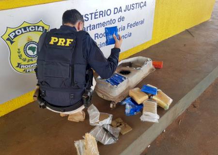 PRF apreende haxixe marroquino em Ponta Porã