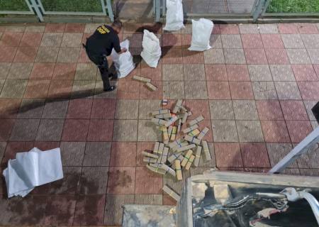 DOF apreende 809 kg de maconha e prende duas pessoas em Ponta Porã