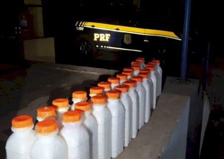 PRF apreende 10 kg de cloridrato de cocaína em Miranda