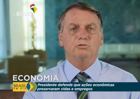 Em pronunciamento, Bolsonaro destaca ações contra covid-19