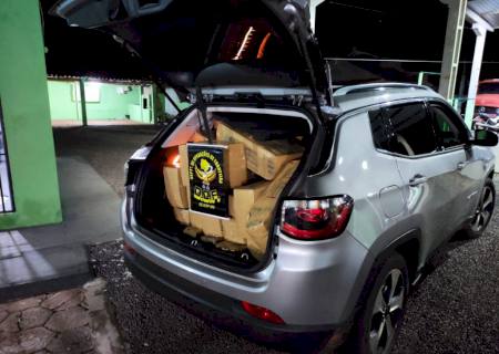 DOF intercepta veículo carregado com maconha em Iguatemi