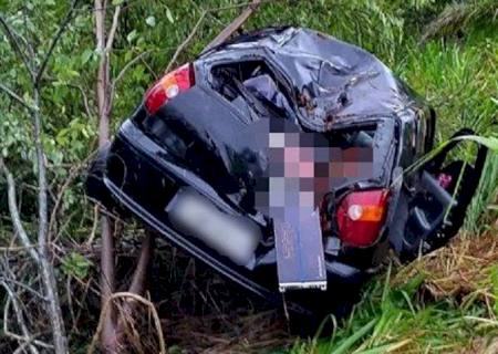 Capotagem mata criança de seis anos na MS-178