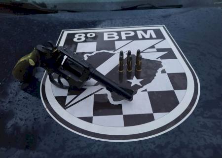 Homem é preso com arma de fogo em Novo Horizonte do Sul