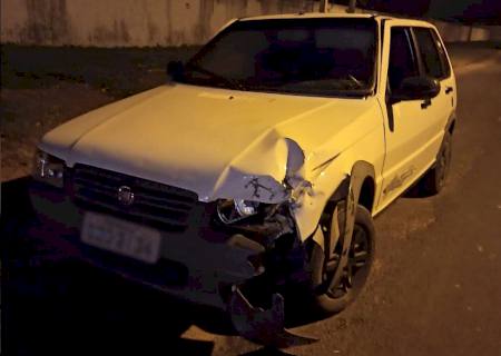 Após acidente, condutor de carro é preso por embriaguez em Taquarussu