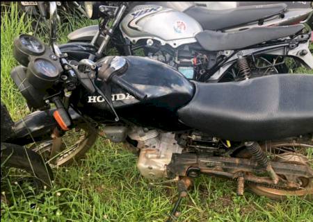 Policiais civis localizam em Brasilândia moto que havia sido furtada no Estado de São Paulo
