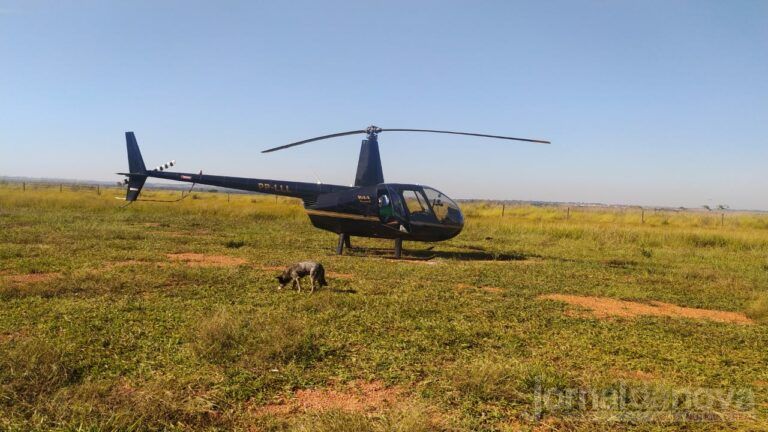 Vídeo: Helicóptero foi interceptado no momento de reabastecimento de combustível em Batayporã
