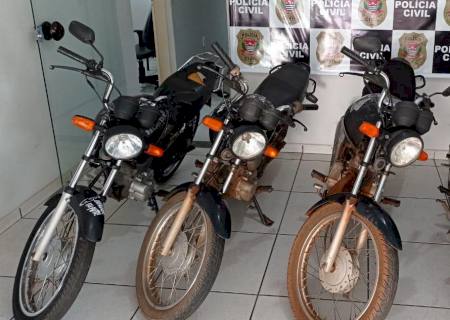 Polícia Civil apreende motos furtadas e prende receptador em Brasilândia