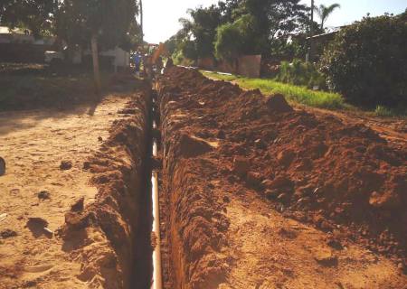 Sanesul autoriza obras de ampliação da rede de esgotamento sanitário em Santa Rita do Pardo