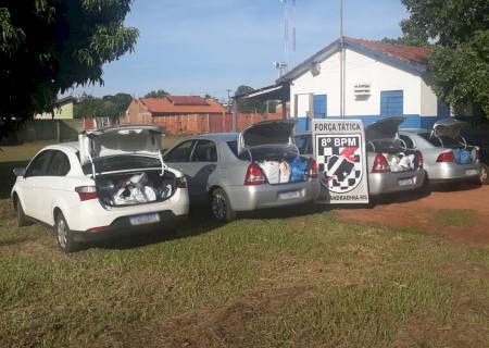 Em Casa Verde, Força Tática intercepta comboio com descaminho avaliado em R$ 264 mil