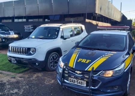 Polícia Rodoviária Federal recupera veículo em Jaraguari