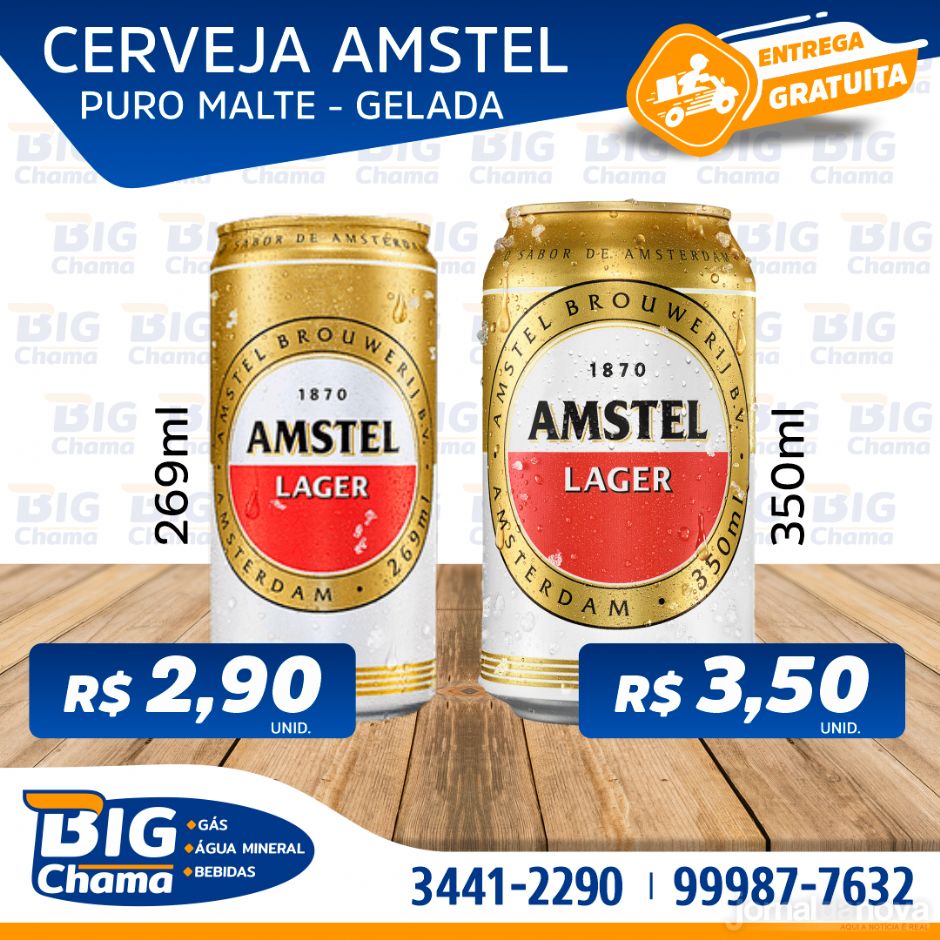 Big Chama ''Gás, Água Mineral e Bebidas'' se destaca com delivery on-line gratuito e rápido