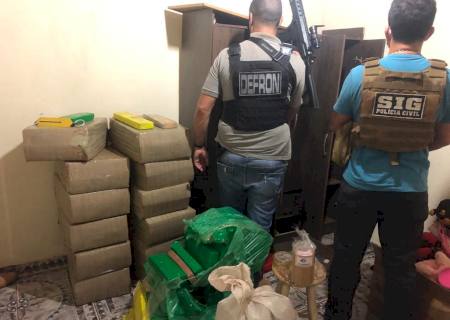 Defron prende paulista e fecha ponto de distribuição de drogas na fronteira