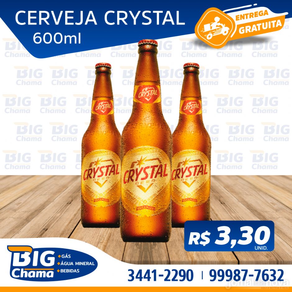 Delivery on-line gratuito e rápido somente no Big Chama ''Gás, Água Mineral e Bebidas''