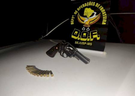 Homem é preso com arma e munições em Nova Alvorada do Sul