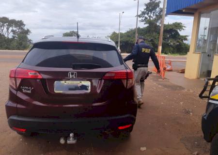 PRF recupera na BR-267 em Nova Alvorada do Sul veículo com registro de roubo