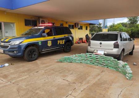 Carga de maconha é apreendida pela PRF em Água Clara