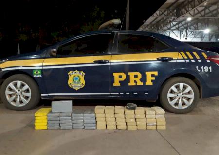 Mãe e filho são presos com mais de R$ 7 milhões em drogas na cidade de Miranda