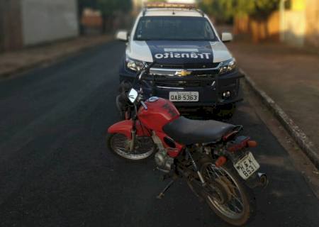 Ação rápida da Polícia Militar recupera três motos furtadas do Detran em Nova Andradina