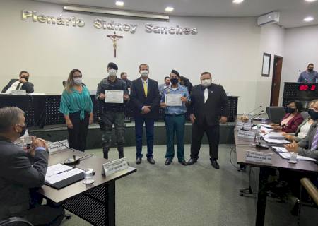 8º BPM é homenageado pela Câmara Municipal e Rotary Centenário pelos bons serviços prestados